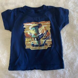 Cody James Navy Blue Saguaro Cactus Mariachi  T-Shirt Size 2T